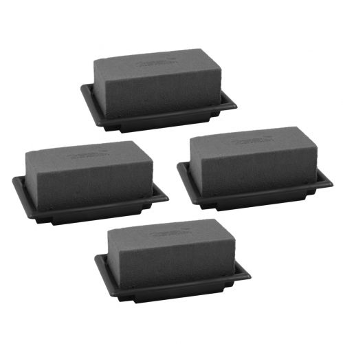 Artikel OASIS® Sort Bord Deco Mini Blomsterskum Sort 4 stk