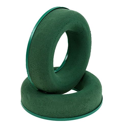 Artikel Blomster skumring krans grøn H2,5cm Ø17cm 6 stk