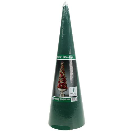 Artikel Blomster skumkegle grøn H60cm Ø18cm 1 stk