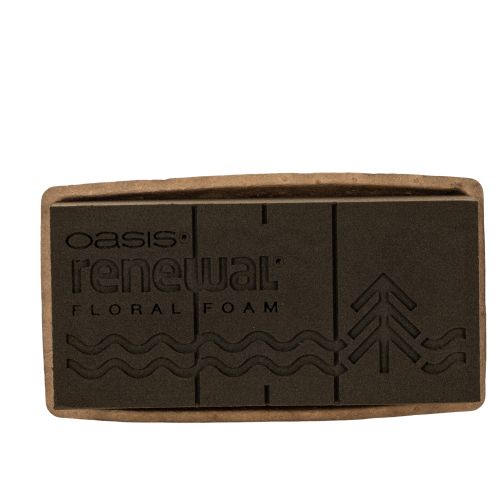 Blomsterskum 1/1 mursten OASIS® Renewal® Blomsterskum Biolit® 24 cm 2 stk.