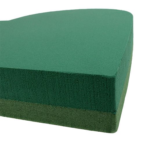 Artikel Blomsterskum hjerte plug-in materiale grøn 53cm 2 stk bryllup dekoration