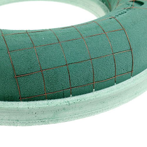 Artikel Blomsterskumring grøn krans plug-in masse Ø42cm 2 stk