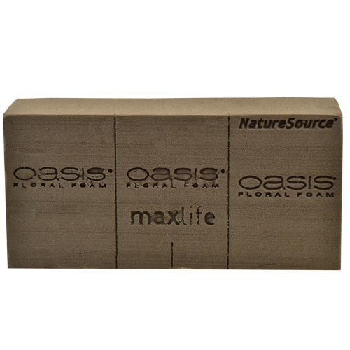 Artikel Oasis NatureSource Maxlife Blomsterskum Mursten Brun 23×11×7,5 cm 1 stk.