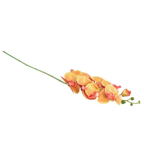 Artikel Orkidé Phalaenopsis kunstig 9 blomster rød gul 96cm