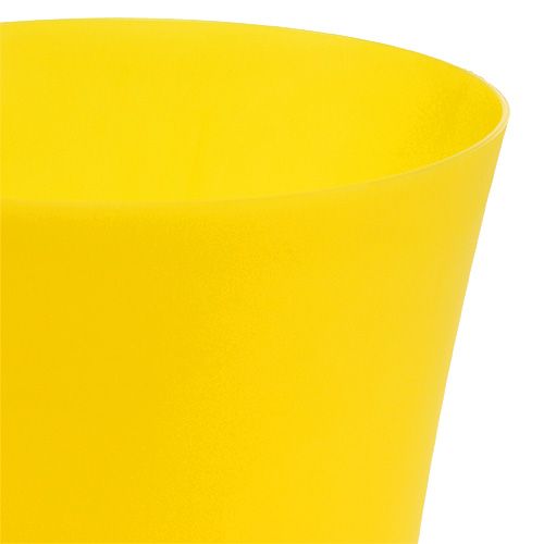 Floristik24 Orchid pot plast gul Ø12,5cm H14cm, 1 stk