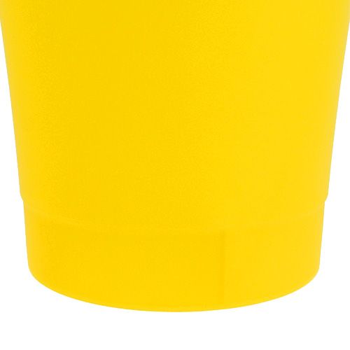 Floristik24 Orchid pot plast gul Ø12,5cm H14cm, 1 stk