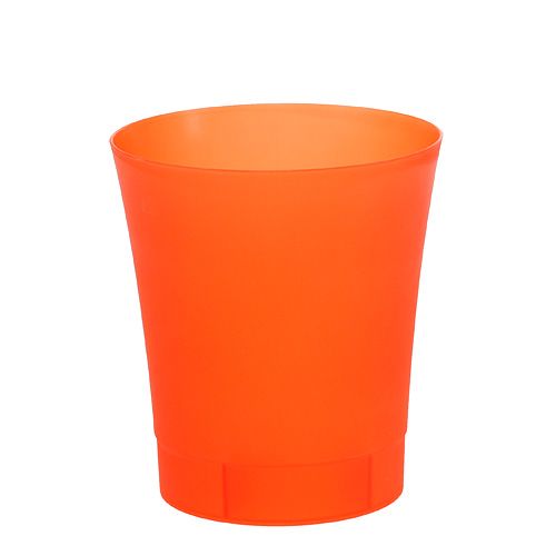 Floristik24 Orkidépot plast orange Ø12,5 cm H14cm, 1 stk