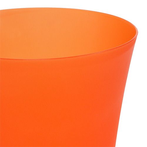 Floristik24 Orkidépot plast orange Ø12,5 cm H14cm, 1 stk