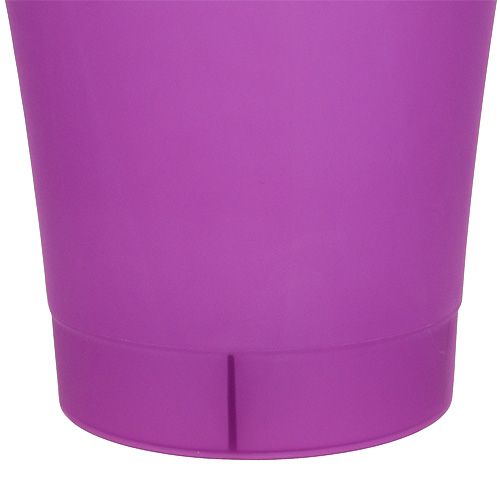 Floristik24 Orkidégryde plastik violet Ø12,5cm H14cm