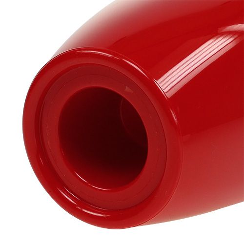 Artikel Orkidépotte skinnende Ø12,5cm rød, 1 stk