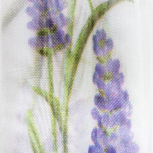 Artikel Organzabånd, chiffonbånd, dekorativt bånd, lavendel, 40 mm, 20 m