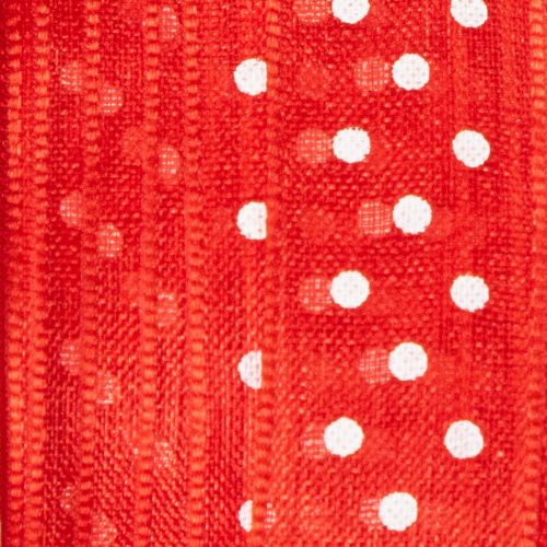 Artikel Bånd med prikker til alsidig sæsonbestemt gaveindpakning, 1,5 cm bredt, 20 m langt