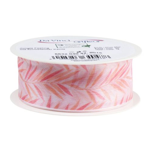 Artikel Organza bånd chiffon bånd jungle orange 40mm 15m