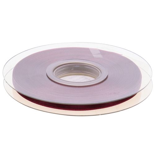 Floristik24 Organza bånd Bordeaux nylon bånd 6mm 50m