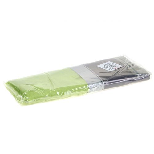 Floristik24 Dekorationsstof organza grøn 150cm x 300cm