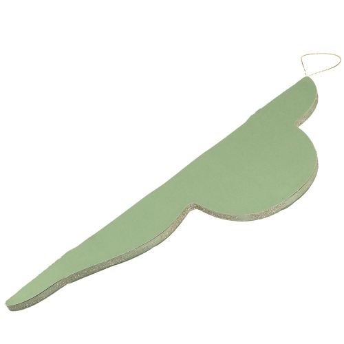 Artikel Julepynt af papirpynt i mint H40cm 2 stk