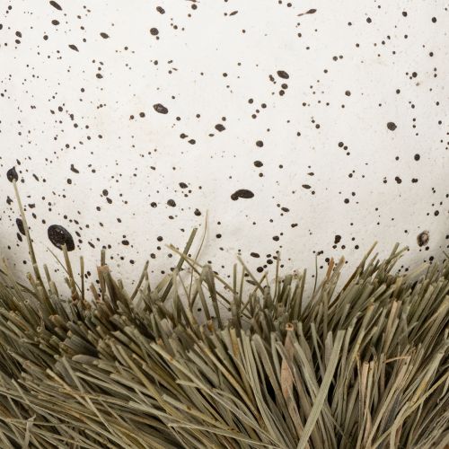 Artikel Påskeæg i rede, dekorativ fuglerede, naturlige farver, Ø9 cm H11 cm, 4 stk.