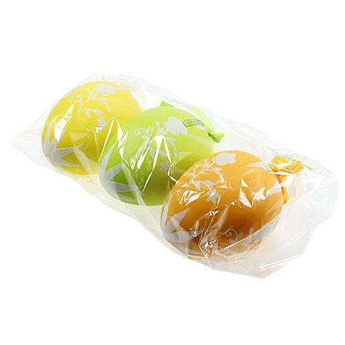 Floristik24 Påskeæg plastik farverig 16cm 3stk