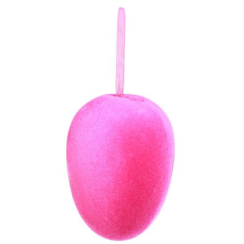 Floristik24 Påskeæg til ophæng Grøn Gul Pink Bær 11cm 4 stk