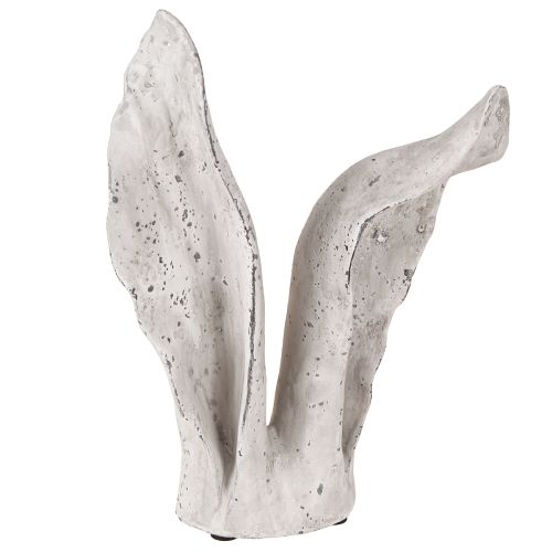 Floristik24 Påskehare Dekoration Kaninører Grå/Hvid Shabby Chic H29cm