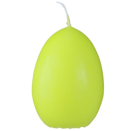 Artikel Påskelys æggelys grøn orange hvid H6cm Ø2,5cm 30stk