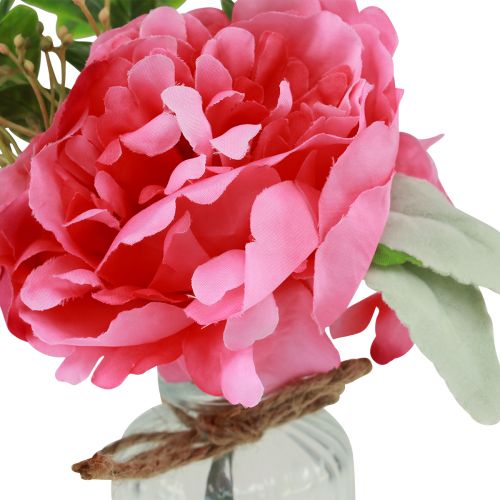 Artikel Pæon dekoration i vasen borddekoration sommer pink 20cm