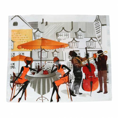 Floristik24 Indkøbspose med håndtag Bella Vita plast 32 × 21 × 26cm