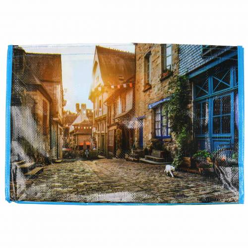 Floristik24 Indkøbspose med håndtag Bretagne plastik 45 × 14 × 30 cm shopper