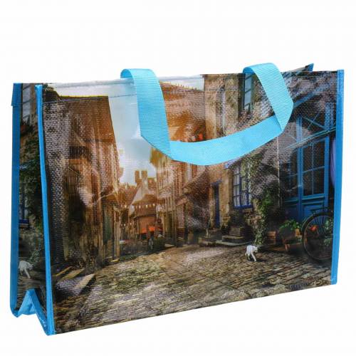 Indkøbspose med håndtag Bretagne plastik 45 × 14 × 30 cm shopper