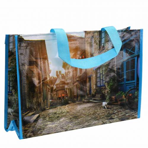 Floristik24 Indkøbspose med håndtag Bretagne plastik 45 × 14 × 30 cm shopper