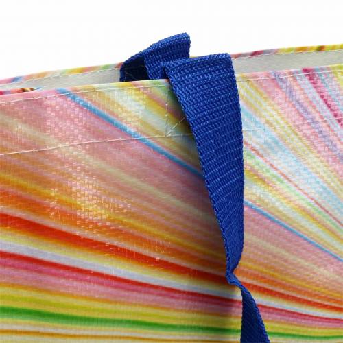 Floristik24 Indkøbspose med hanke Mikado plast 37×10×40cm