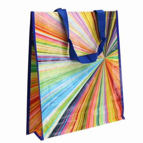 Indkøbspose med hanke Mikado plast 37×10×40cm