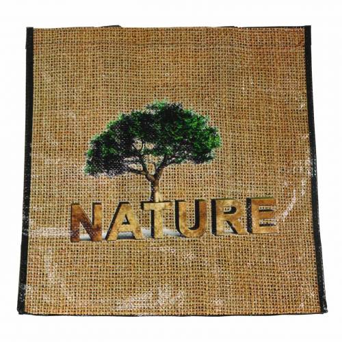 Floristik24 Indkøbspose med håndtag Naturplast 40 × 20 × 40cm