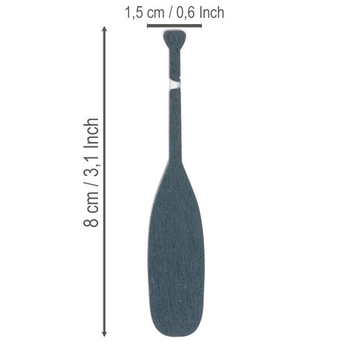 Miniature padledekoration til maritim indretning, 8 cm, 18 stk. | Floristik24.dk