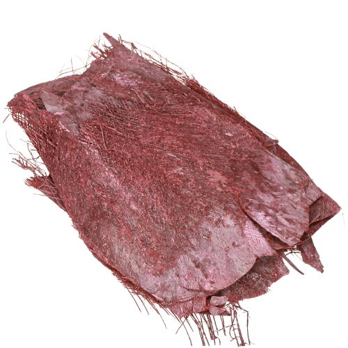 Artikel Palmefiber til hobbyarbejde Bordeaux hvidvasket 20-40 cm 250 g