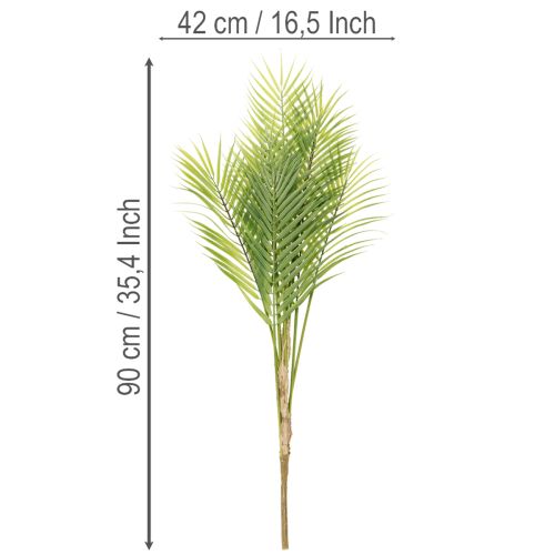 Kunstig palmegren, kunstig plante til arrangementer, 90 cm | Floristik24.dk