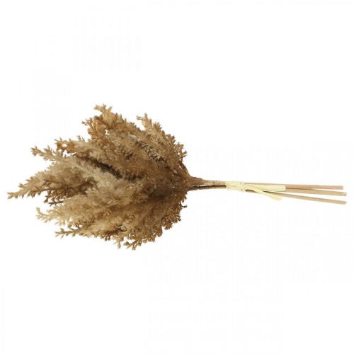 Floristik24 Kunstige pampas græs brun tør dekoration prydgræs 35cm 4stk
