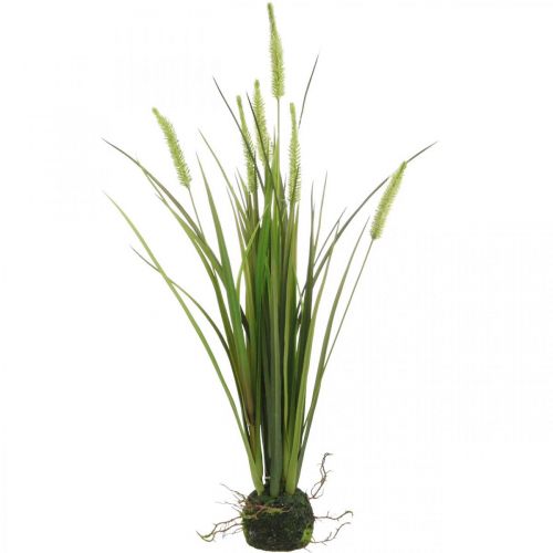 Floristik24 Kunstig rørgræs med rodkugle kunstplante H63cm