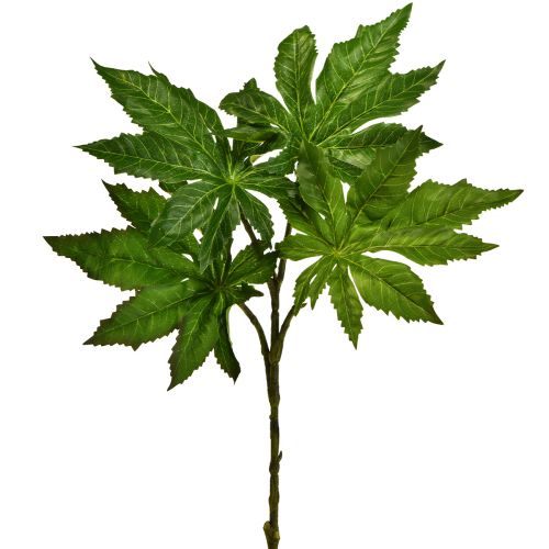 Artikel Papaya blade kunstig deco gren kunstig plante grøn 40cm