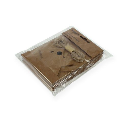Artikel Manila-etiketter Brun 4,5 cm x 8 cm 80p