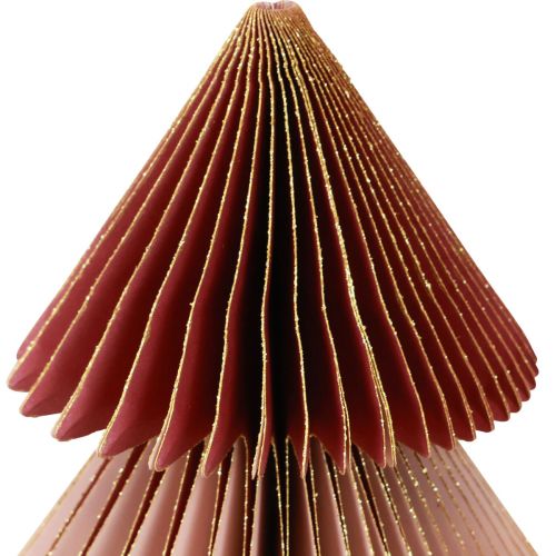 Artikel Papir juletræ Papir juletræ Bordeaux H30cm