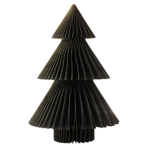 Papir juletræ Papir juletræ Sort H30cm