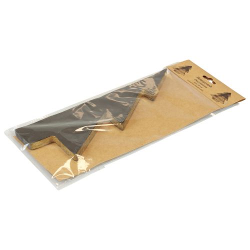 Floristik24 Papir juletræ Papir juletræ Sort H30cm
