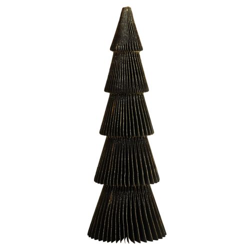 Floristik24 Papir juletræ Papir juletræ Sort H60cm