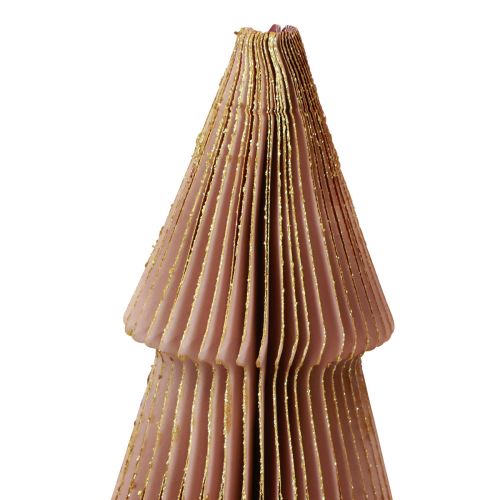 Artikel Papir juletræ lille bordeaux H30cm