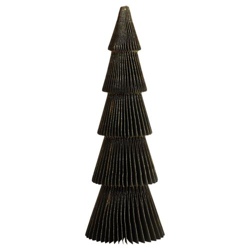 Papir Juletræ Gran Tree Small Sort H30cm