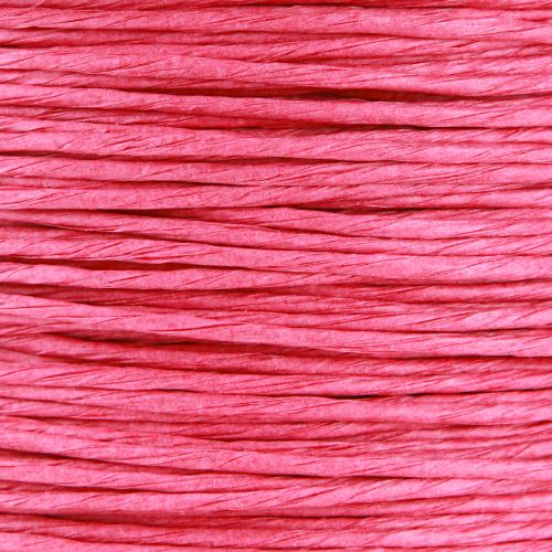 Artikel Papirsnor trådviklet Ø2mm 100m pink