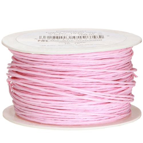 Floristik24 Papirsnor trådviklet Ø2mm 100m pink