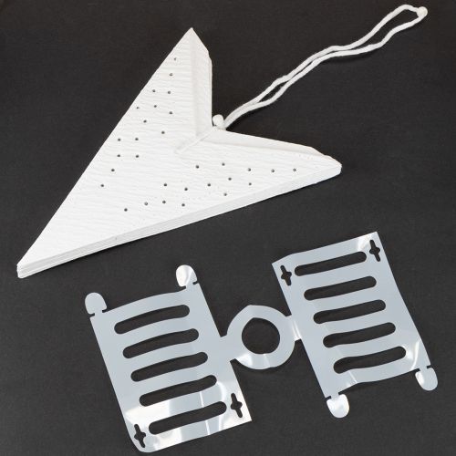 Artikel Papirstjerner til julelys, hvide, 45 cm, 3 stk.