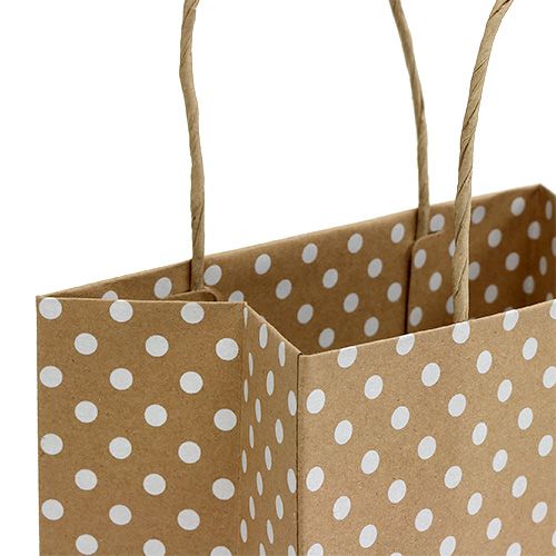 Floristik24 Papirpose prikker 20cm x25cm natur 6stk